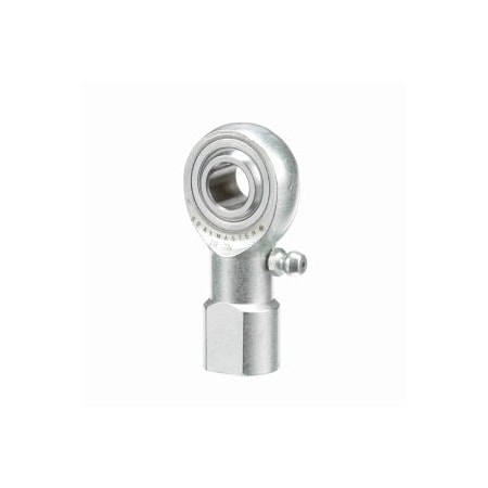 Sealmaster TR Series 3-Piece General Purpose Precision Rod End Bearing W/Zerk Fitting, 7/16 in Bore, 1-1/8 in OD 1410701000